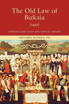 Cover The Old Law of Bizkaia (1452)