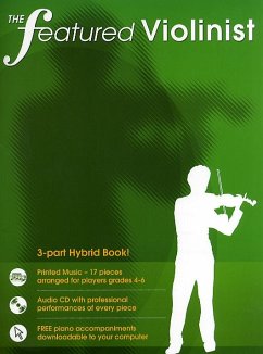 Cover The featured violinist (+CD) for violin piano accompaniments downloadable