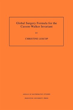 Global Surgery Formula for the Casson-Walker Invariant. (AM-140), Volume 140 - Lescop, Christine