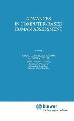 Advances in Computer-Based Human Assessment - Dann, P.L. / Irvine, S.H / Collis, J.M. (Hgg.)