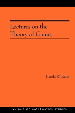 Lectures on the Theory of Games (AM-37) - Kuhn, Harold W.