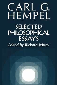 Selected Philosophical Essays - Hempel, Carl G.