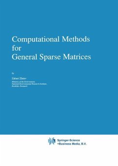 Computational Methods for General Sparse Matrices - Zlatev, Z.