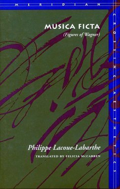 Musica Ficta - Lacoue-Labarthe, Philippe