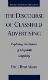 The Discourse of Classified Advertising The Discourse of Classified Advertising