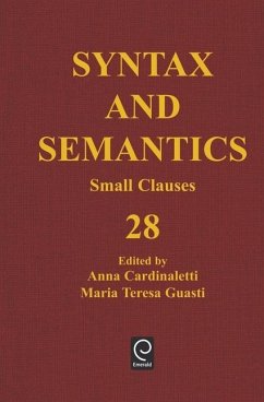 Small Clauses - Cardinaletti, Anna