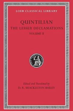 The Lesser Declamations, Volume II - Quintilian