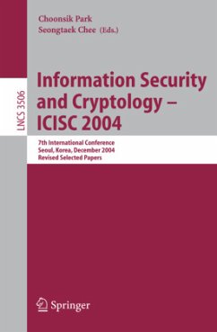Information Security and Cryptology - ICISC 2004 - Park, Choonsik / Chee, Seongtaek (eds.)