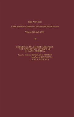 Chronicle of a Myth Foretold - Massey, Douglas S.; Sanchez R., Magaly; Behrman, Jere R.