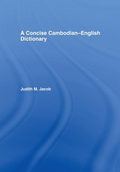 A Concise Cambodian-English Dictionary - Jacobs, Judith Jacob