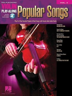 Popular Songs Violin Play-Along Volume 2 Book/Online Audio [With CD]