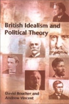 British Idealism and Political Theory - Boucher, David; Vincent, Andrew