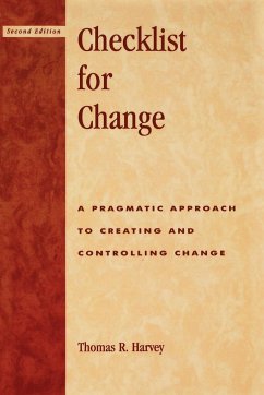 Checklist for Change - Harvey, Thomas R.