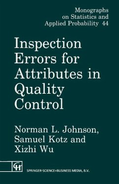 Inspection Errors for Attributes in Quality Control - Johnson, Norman L.;Kotz, Samuel;Wu, Xi-Zhi