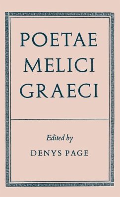 Poetae Melici Graeci - Page, D. L. (ed.)