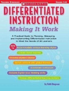 Differentiated Instruction: Making It Work - Drapeau, Patti