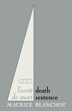 L'Arret de Mort=: Death Sentence - Blanchot, Maurice