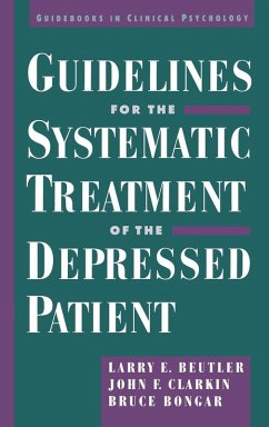 Cover Guidelines for the Systematic Treatment of the Depressed Patient