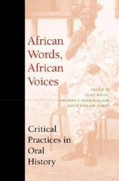 African Words, African Voices - Miescher, Stephan / Cohen, David