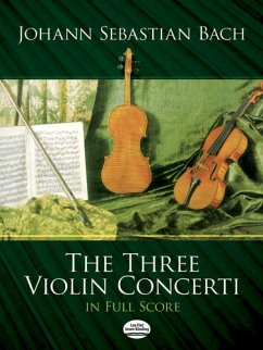 Cover The Three Violin Concerti in Full Score