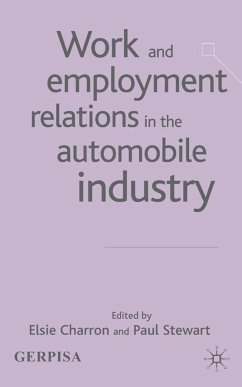 Work and Employment Relations in the Automobile Industry - Stewart, Paul
