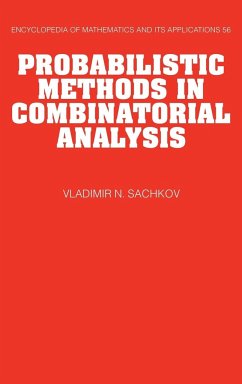 Probabilistic Methods in Combinatorial Analysis - Sachkov, V. N.; Sachov, V. N.; Sachkov, V.