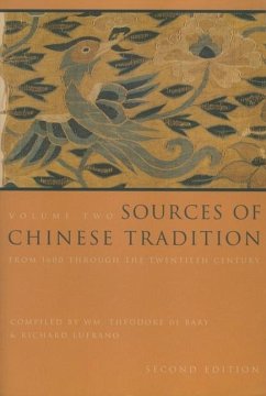 Sources of Chinese Tradition - de Bary, Wm. Theodore / Lufrano, Richard (eds.)
