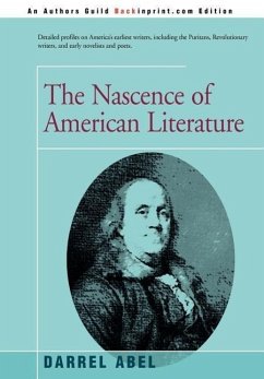 The Nascence of American Literature - Abel, Darrel