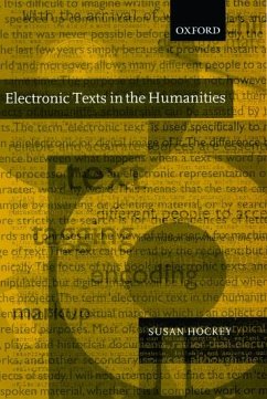 Electronic Texts in the Humanities - Hockey, Susan