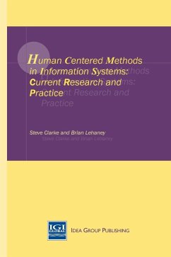 Human Centered Methods in Information Systems - Clarke, Steve