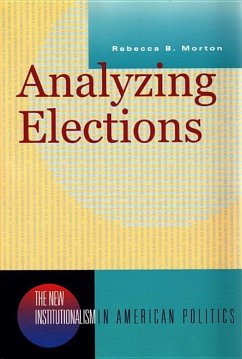 Analyzing Elections - Morton, Rebecca B