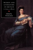 Women and Literature in Britain, 1700 1800