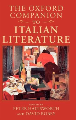 Cover The Oxford Companion to Italian Literature