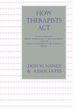 How Therapists Act - Nance, Don W