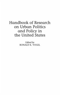 Cover Handbook of Research on Urban Politics and Policy in the United States