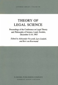 Theory of Legal Science - Peczenik, A. / Lindahl, L. / van Roermund, G.C. (Hgg.)