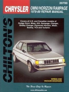 Chrysler Omni, Horizon, and Rampage, 1978-89 - Chilton Automotive Books; The Nichols/Chilton; Chilton