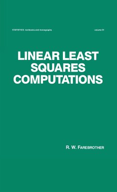 Linear Least Squares Computations - Farebrother, R W