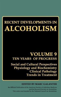 Recent Developments in Alcoholism - Galanter, Marc