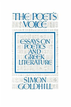 The Poet's Voice - Goldhill, Simon