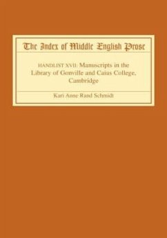 The Index of Middle English Prose - Schmidt, Kari Anne Rand