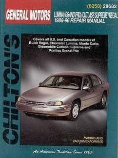 GM Lumina, Grand Prix, Cutlass Supreme, and Regal, 1988-96 - Haynes Publishing