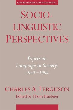 Cover Sociolinguistic Perspectives
