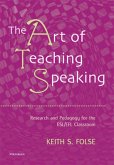 Art of Teaching Speaking Art of Teaching Speaking