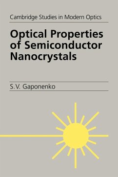 Optical Properties of Semiconductor Nanocrystals - Gaponenko, S. V.