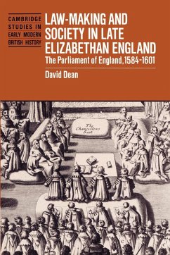 Law-Making and Society in Late Elizabethan England - Dean, David