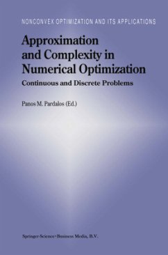 Approximation and Complexity in Numerical Optimization - Pardalos