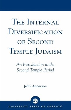 Cover Internal Diversification of Second Temple Judaism