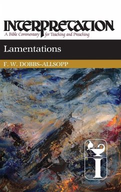 Lamentations - Dobbs-Allsopp, F. W.