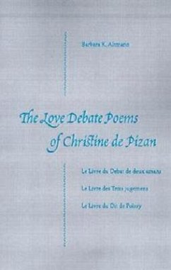 Cover The Love Debate Poems Of Christine de Pizan